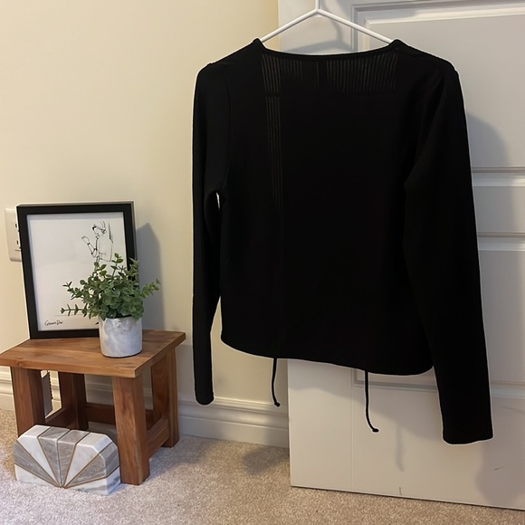 H&M Ribbed Knit Tie Cardigan - Picture 2 of 4